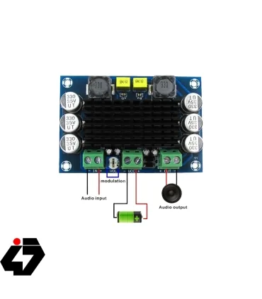 ماژول آمپلی فایر تک کاناله XH-542
