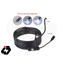 دوربین ( آندوسکوپ ) 1.3 مگاپیکسل کابل 3.5 متر ارتباط USB سازگار با ویندوز و اندروید