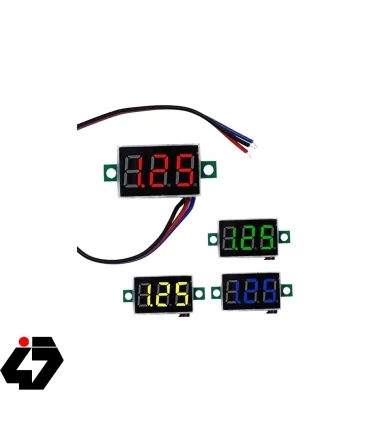 قیمت ماژول ولتمتر 3 دیجیت DC سایز 0.36 اینچ 3 سیمه سبز