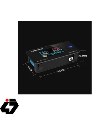 پاورمتر تک فاز 100A با نمایشگر مدل KWS-AC300