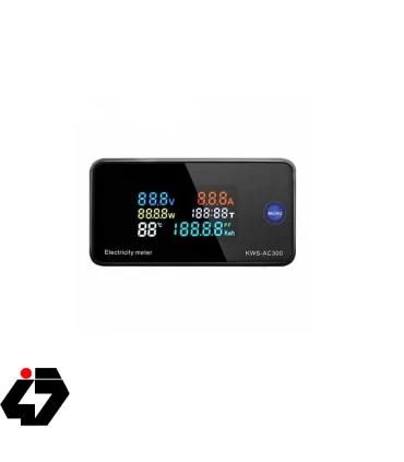پاورمتر تک فاز 100A با نمایشگر رنگی KWS-AC300