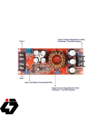 ماژول افزاینده ولتاژ 1200W