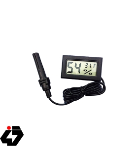 قیمت دماسنج و رطوبت سنج روپنلی سیم دار LX8011 رنگ مشکی