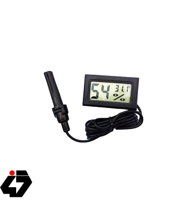 قیمت دماسنج و رطوبت سنج روپنلی سیم دار LX8011 رنگ مشکی