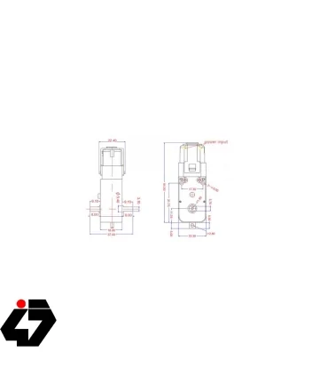 موتور گیربکس زرد 1:48