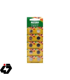 باتری سکه ای آلکالاین AG10/LR54 مارک Motoma