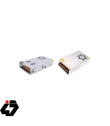 تغذیه سوئیچینگ فلزی 24 ولت 15 آمپر 24V-15A فن دار