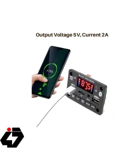 پخش کننده MP3 PLAYER پنلی بلوتوثی 12V مدل KH-9206