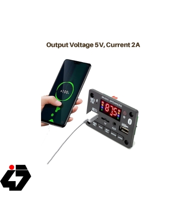 پخش کننده MP3 PLAYER پنلی بلوتوثی 12V مدل KH-9206