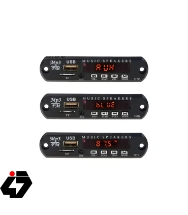 پخش کننده MP3 PLAYER پنلی 12V مدل Q10