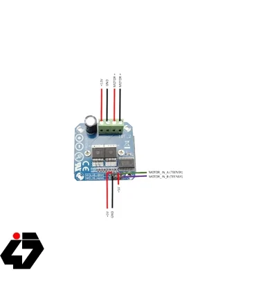 ماژول درایور موتور BTS7960 43A