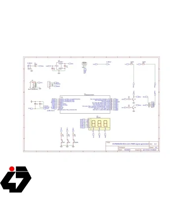 قیمت ماژول PWM ژنراتور دو کاناله به همراه نمایشگر