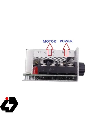 کنترلر دور موتور DC - خروجی PWM متغیر 60v-9v