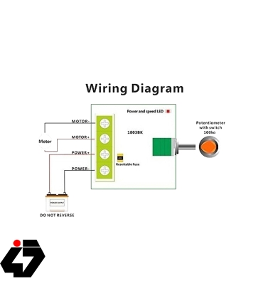 ماژول کنترلر سرعت 1803BK - DC