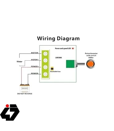 ماژول کنترلر سرعت 1803BK - DC