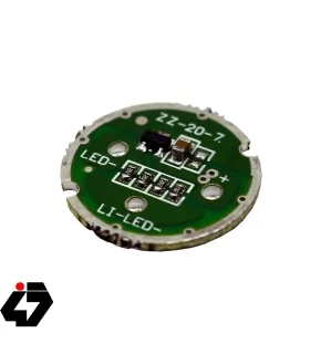 ماژول درایور چراغ قوه گرد تک باتری مدل ZZ-20-7