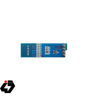 ماژول نمایشگر OLED 0.91 اینچ دارای ارتباط I2C و چیپ درایور SSD1306