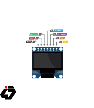 ماژول OLED 0.96 دارای رابط I2C و SPI