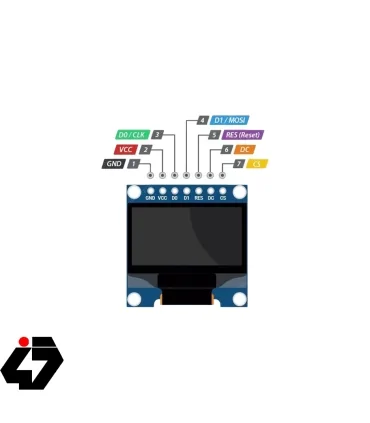 ماژول OLED 0.96 دارای رابط I2C و SPI