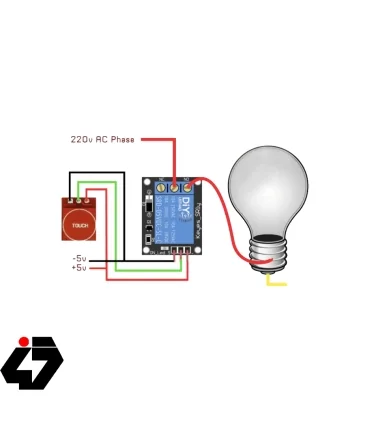 ماژول تاچ خازنی Mini TTP223