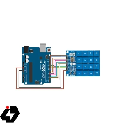 صفحه کلید خازنی Keypad Touch TTP229 4x4