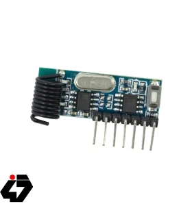 گیرنده ریموت کد لرن 4 کاناله ASK 433MHz سوپرهترودین مدل RX480