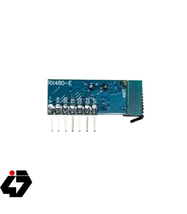 گیرنده ریموت کد لرن ASK 433MHz سوپرهترودین مدل RX480