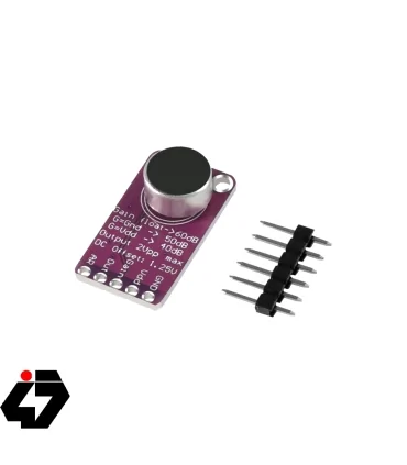 ماژول میکروفن به همراه تقویت کننده MAX9814