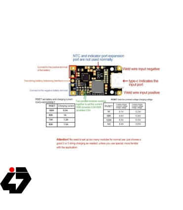 ماژول شارژر باتری لیتیوم یون 2 سل و 3 سل IP2326