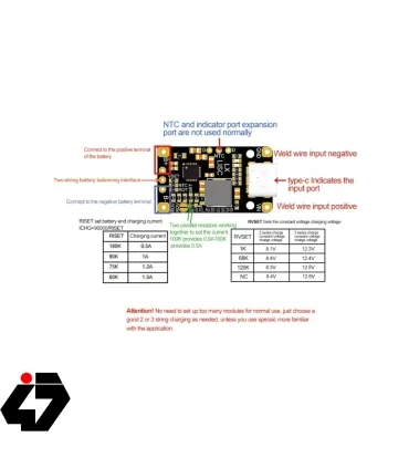 ماژول شارژر باتری لیتیوم یون 2 سل و 3 سل IP2326