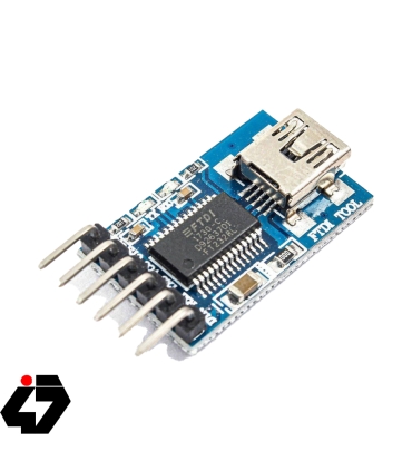 ماژول mini USB TO TTL با تراشه FT232RL برد آبی