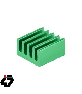 هیت سینک مخصوص پردازنده و تراشه های SMD سبز سایز 9x9x5mm