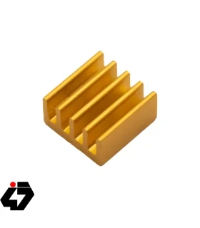هیت سینک مخصوص پردازنده و تراشه های SMD طلایی سایز 9x9x5mm