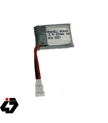 باتری کوادکوپتر و هلیکوپتر 3.7 ولت 220mAh سایز 802025