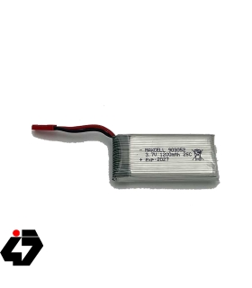باتری کوادکوپتر و هلیکوپتر 3.7 ولت 1200mAh سایز 903052