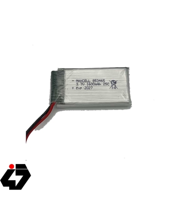 باتری کوادکوپتر و هلیکوپتر 3.7 ولت 1600mAh سایز 853465