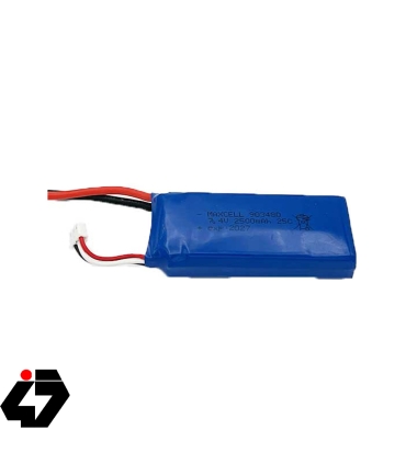 باتری کوادکوپتر و هلیکوپتر 7.4 ولت 2500mAh سایز 903480