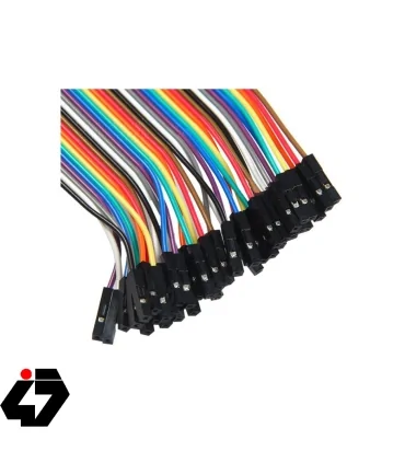 قیمت سیم جامپر نر به ماده 20cm فلت 40 رشته