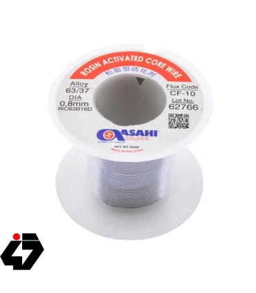 قیمت سیم لحیم 0.8mm 50gr مارک ASAHI
