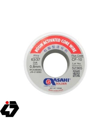 قیمت  سیم لحیم 0.8mm 100gr مارک ASAHI