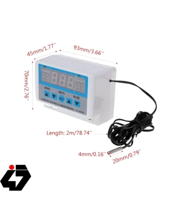 ترموستات دیجیتال و تایمر مدل XH-W3103