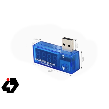 ماژول نمایشگر و مانیتورینگ ولتاژ USB