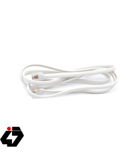 کابل تلفن 6 رشته سفید 1متری