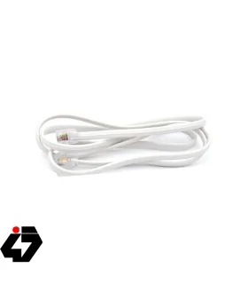 کابل تلفن 6 رشته سفید 1متری