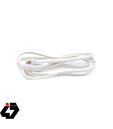 کابل تلفن 6 رشته سفید 1متری