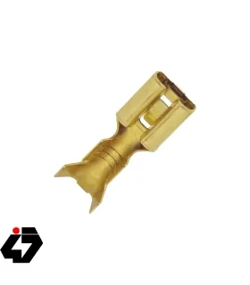 سرسیم کولری برنجی مادگی سایز 6.3 بسته300 تایی