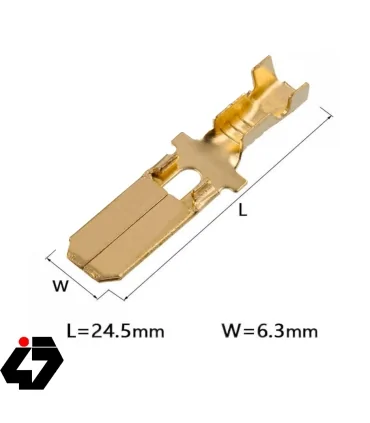 قیمت سرسیم کولری برنجی نری سایز 6.3