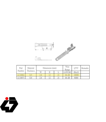 سرسیم تلفنی برنجی نری