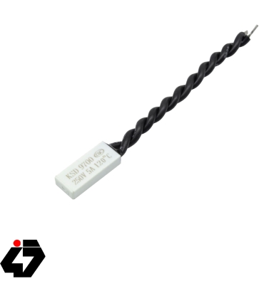 ترموسوئیچ حرارتی 60 درجه 5 آمپر NC کد KSD-9700