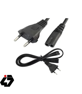 کابل برق دوچاک (ضبطی) مشکی نیم متری ارزان